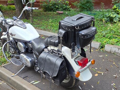 1997 Kawasaki VN1500 Vulcan, белый, 400000 рублей, вид 2