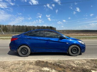 2012 Hyundai Solaris I, синий, 500000 рублей, вид 3