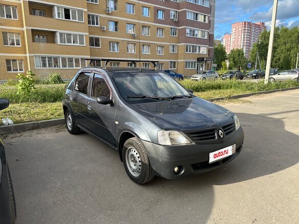 2007 Renault Logan I, серый - вид 2