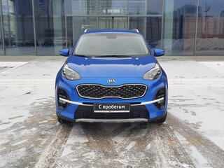 2019 Kia Sportage IV Рестайлинг, синий, 2350000 рублей, вид 2