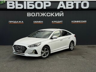 2017 Hyundai Sonata VII (LF) Рестайлинг, белый, 1650000 рублей, вид 1