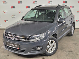 2014 Volkswagen Tiguan I Рестайлинг, серый, 1149000 рублей, вид 3