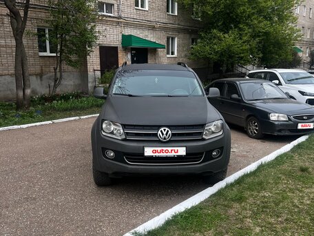 2013 Volkswagen Amarok I, серый, 1650000 рублей, вид 2
