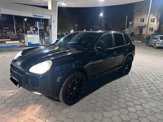 2005 Porsche Cayenne Turbo I (955), чёрный, 949000 рублей, вид 1