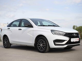 2024 Lada (ВАЗ) Vesta I Рестайлинг (NG), белый, 1128749 рублей, вид 3