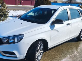 2019 Lada (ВАЗ) Vesta SW I, белый, 1000000 рублей, вид 1