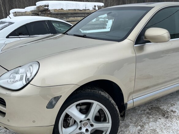 2005 Porsche Cayenne S I (955), бежевый, 950000 рублей - вид 4