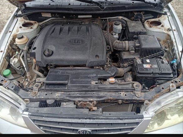 2006 Kia Spectra I Рестайлинг 2, серебристый, 250000 рублей - вид 8