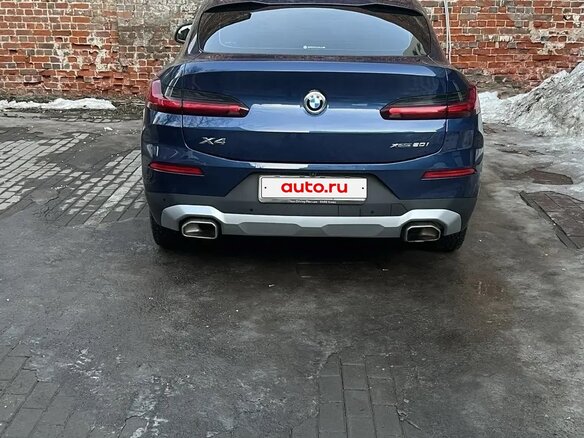 2022 BMW X4 20i II (G02) Рестайлинг, синий, 5850000 рублей - вид 6