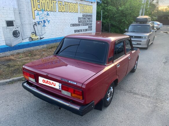 2007 Lada (ВАЗ) 2107, пурпурный, 325000 рублей - вид 9