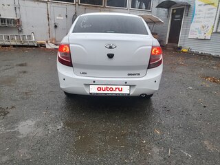 2014 Lada (ВАЗ) Granta I, белый, 465000 рублей, вид 4