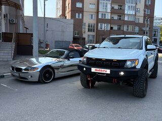 2003 BMW Z4 I (E85/E86), серебристый, 1300000 рублей, вид 2