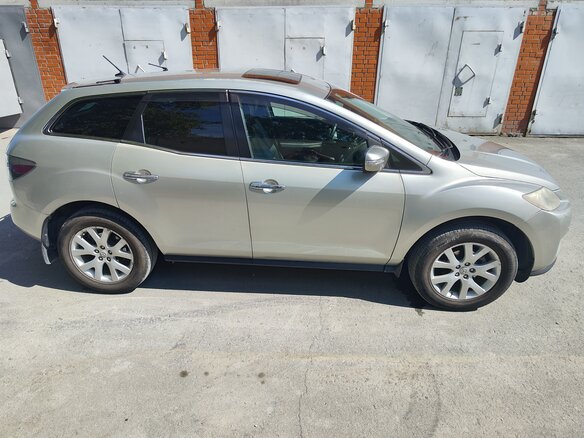 2007 Mazda CX-7 I, серебристый, 825000 рублей - вид 3