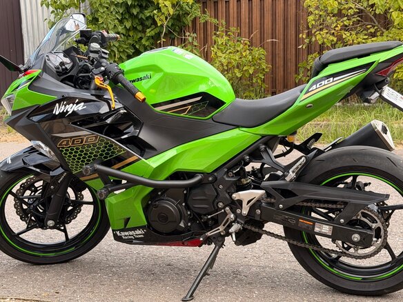 2020 Kawasaki Ninja 400, зелёный, 530000 рублей - вид 16