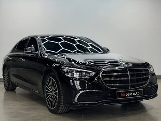 2022 Mercedes-Benz S-Класс 400 Long VII (W223), чёрный, 8300000 рублей, вид 3