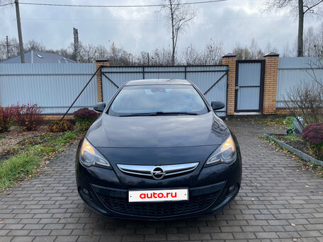 2014 Opel Astra GTC J Рестайлинг, чёрный, 1050000 рублей, вид 2