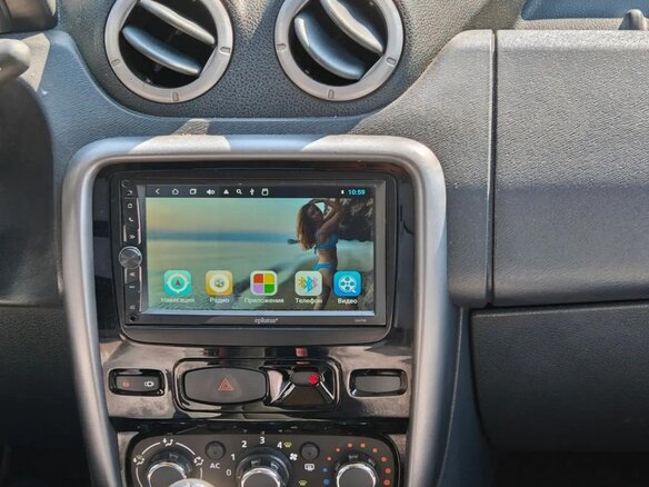 2012 Renault Duster I, бежевый, 920000 рублей - вид 11