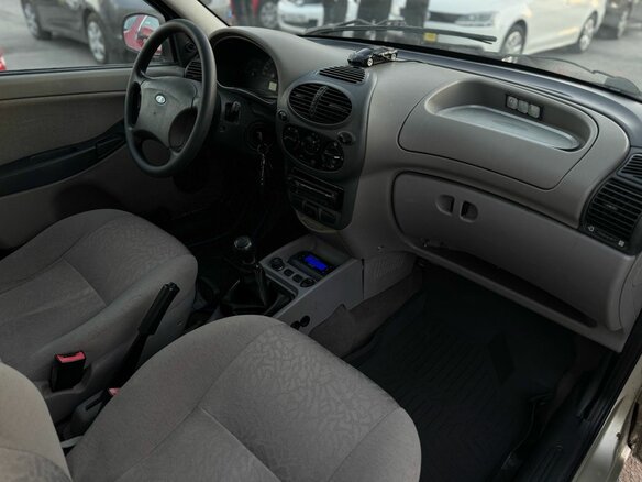 2009 Lada (ВАЗ) Kalina I, жёлтый - вид 14