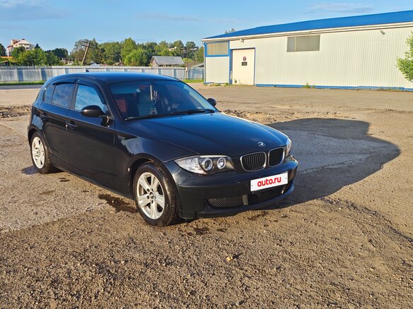 2008 BMW 1 серии 116i I (E81/E82/E87/E88) Рестайлинг, чёрный, 680000 рублей - вид 4