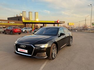 2021 Audi A6 45 TFSI V (C8), чёрный, 3990000 рублей, вид 1