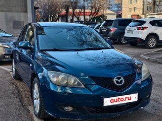 2007 Mazda 3 I (BK) Рестайлинг, синий, 670000 рублей, вид 3