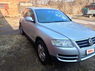 2002 Volkswagen Touareg I, серебристый, 750000 рублей, вид 2