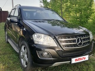 2008 Mercedes-Benz M-Класс 320 II (W164) Рестайлинг, чёрный, 1380000 рублей, вид 3