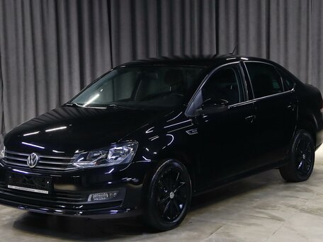 2019 Volkswagen Polo V Рестайлинг, чёрный, 1199000 рублей, вид 1