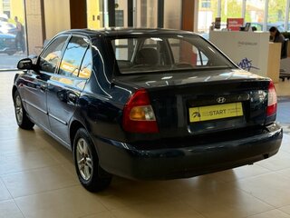 2006 Hyundai Accent ТагАЗ II, синий, 390000 рублей, вид 3