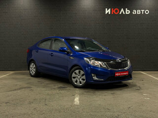 2011 Kia Rio 4-speed III, синий, 830000 рублей, вид 3