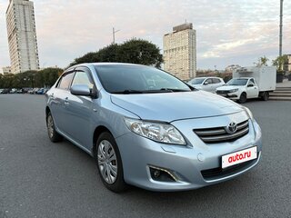 2008 Toyota Corolla X (E140, E150), голубой, 799000 рублей, вид 3