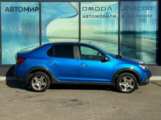 2019 Renault Logan Stepway II Рестайлинг, синий, 1020000 рублей, вид 4
