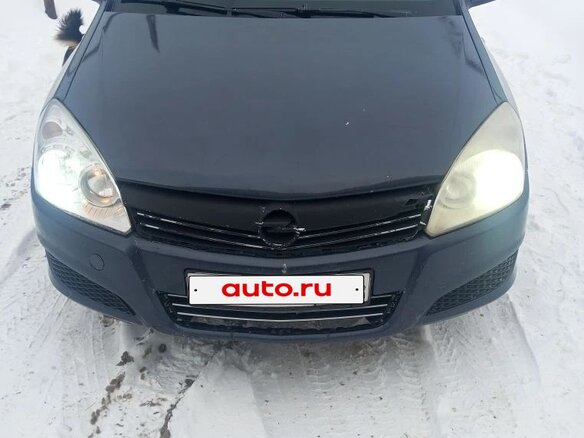 2008 Opel Astra H Рестайлинг, синий, 300000 рублей - вид 1