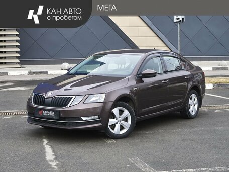 2019 Skoda Octavia III (A7) Рестайлинг, коричневый, 1487000 рублей, вид 1