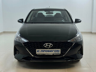 2020 Hyundai Solaris II Рестайлинг, чёрный, 1460000 рублей, вид 2