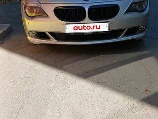 2008 BMW 6 серии 630i II (E63/E64) Рестайлинг, серебристый, 1200000 рублей, вид 2
