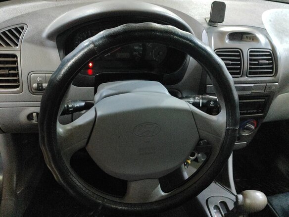 2008 Hyundai Accent ТагАЗ II, серый, 400000 рублей - вид 9
