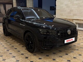2019 Volkswagen Touareg III, синий, 7100000 рублей, вид 4