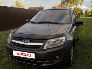 2014 Lada (ВАЗ) Granta I, коричневый, 420000 рублей, вид 3