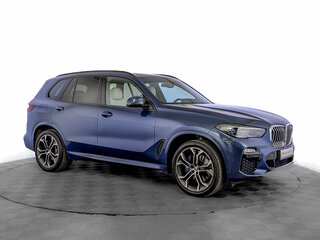 2021 BMW X5 40i IV (G05/G18), синий, 7290000 рублей, вид 3