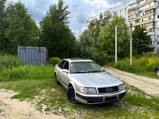 1992 Audi 100 IV (C4), серебристый, 125000 рублей, вид 1