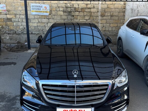 2018 Mercedes-Benz S-Класс 450 Long VI (W222, C217) Рестайлинг, чёрный, 4500000 рублей