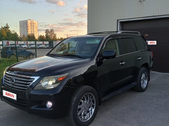 2008 Lexus LX 570 III, чёрный, 2990000 рублей - вид 1