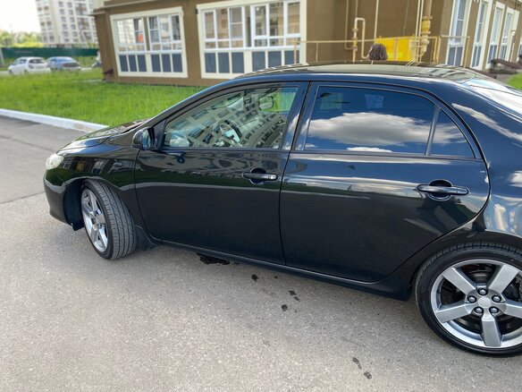 2008 Toyota Corolla AMT X (E140, E150), чёрный, 865000 рублей - вид 13
