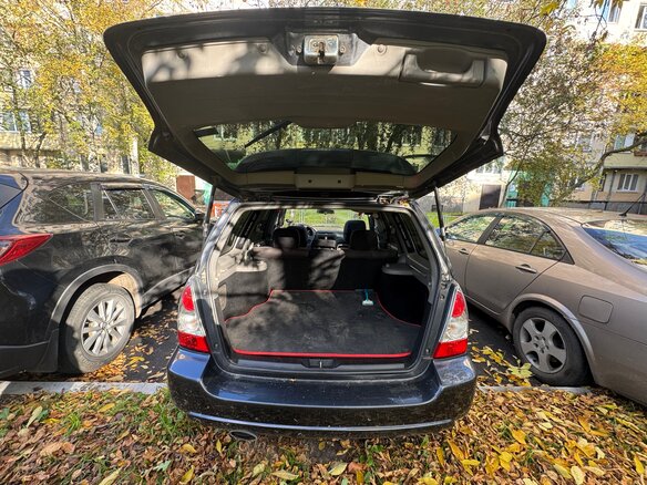 2007 Subaru Forester II Рестайлинг, синий, 1400000 рублей - вид 12