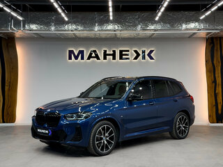 2021 BMW X3 20d xDrive III (G01) Рестайлинг, синий, 5200000 рублей, вид 3
