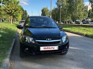 2013 Lada (ВАЗ) Granta I, чёрный, 180000 рублей, вид 2