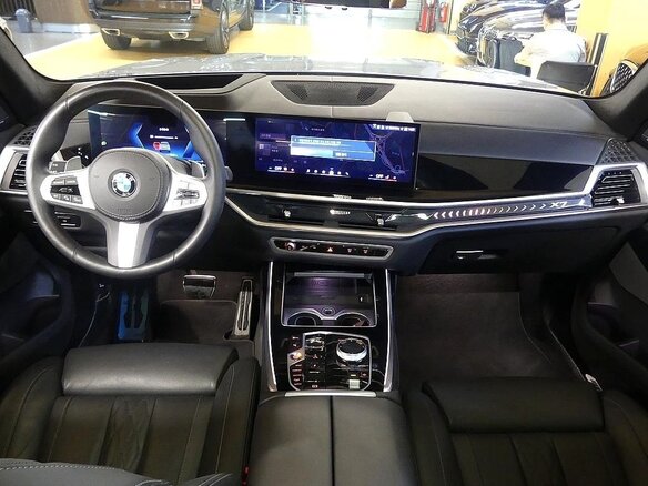 2024 BMW X7 40d I (G07) Рестайлинг, серый - вид 15