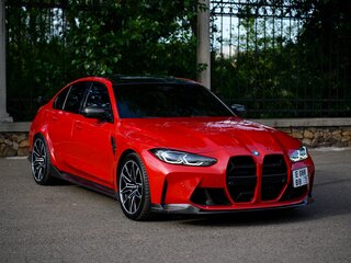 2021 BMW M3 Competition Package VI (G80), красный, 9000000 рублей, вид 4