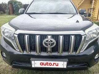 2014 Toyota Land Cruiser Prado 150 Series Рестайлинг 1, чёрный, 2950000 рублей, вид 1